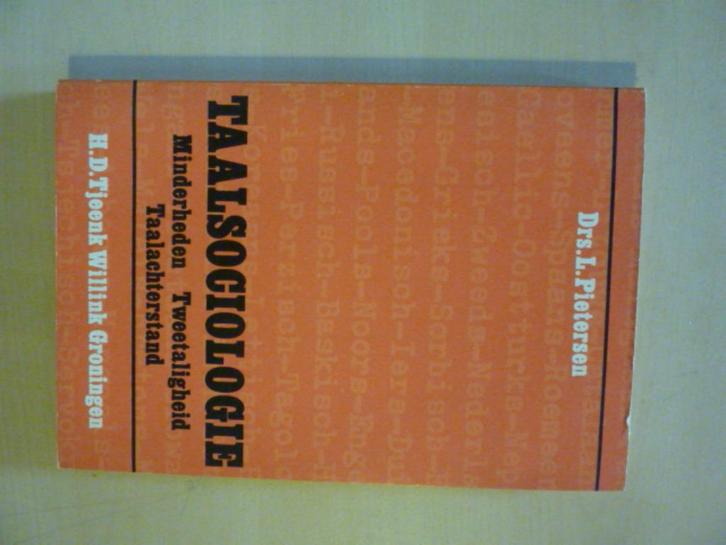L. Pietersen - Taalsociologie, Boeken, Overige Boeken, Zo goed als nieuw, Verzenden