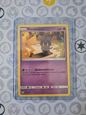Marshadow Pokemon Kaart - 103/236 beschikbaar voor biedingen