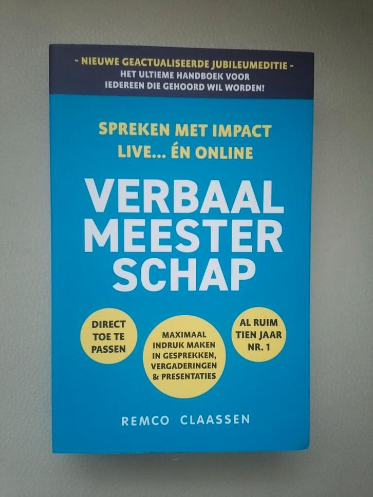 Verbaal Meesterschap - Remco Claassen, Boeken, Advies, Hulp en Training, Zo goed als nieuw, Ophalen of Verzenden