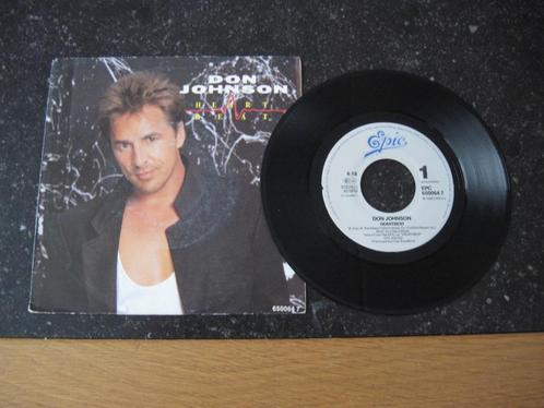 Don Johnson - Heartbeat (single), Cd's en Dvd's, Vinyl Singles, Gebruikt, Single, Pop, 7 inch, Ophalen of Verzenden