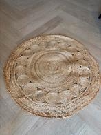 Jute vloerkleed - 90cm diameter, Huis en Inrichting, Ophalen, Beige, Rond, 50 tot 100 cm