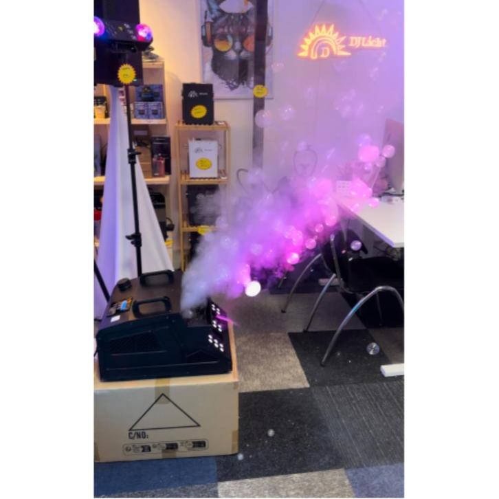DJLicht 1500W Rook en Bellenblaasmachine Rookmachine, Muziek en Instrumenten, Licht en Laser, Nieuw, Rookmachine, Geluidgestuurd