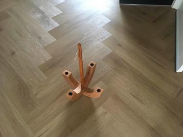 Vintage Deense Houten Kandelaar - Hangend - 4 Kaarsen beschikbaar voor biedingen