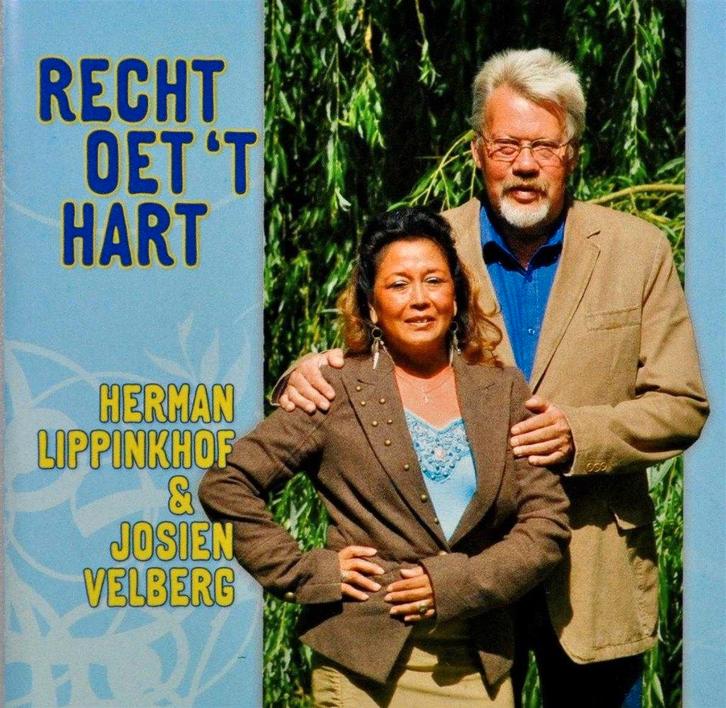 Herman Lippinkhof & Josie Velberg - Recht Oet 't Hart CD, Cd's en Dvd's, Cd's | Nederlandstalig, Nieuw in verpakking, Levenslied of Smartlap