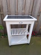 Keukentrolley met natuurstenen blad, Ophalen, 25 tot 50 cm, 50 tot 100 cm, Minder dan 100 cm