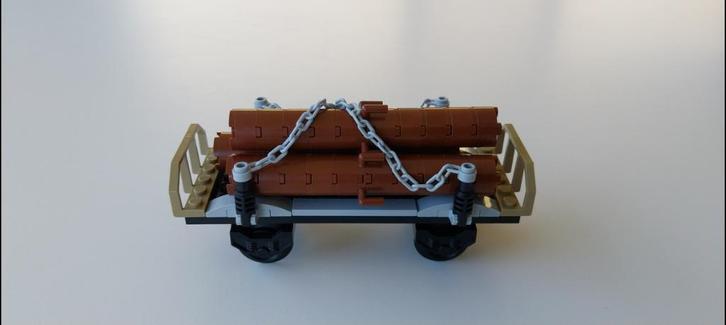 Lego trein: boomstammenwagon, Kinderen en Baby's, Speelgoed | Duplo en Lego, Nieuw, Lego, Complete set, Ophalen of Verzenden