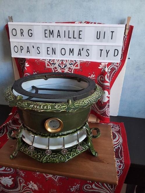 👌LUXE COMPLETE ORIGINELE  HALLER 4 PITTER 👍, Antiek en Kunst, Antiek | Emaille, Ophalen of Verzenden
