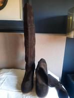 Leren knielaarzen met spekzool 40, Hoge laarzen, Bruin, Verzenden, Nieuw