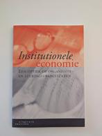 C.A. Hazeu - Institutionele economie, Ophalen of Verzenden, C.A. Hazeu, Management, Zo goed als nieuw