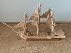 Houten modelschip –decoratie of knutselproject, Ophalen