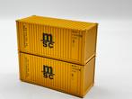MSC 20 ft. 2 stuks zeecontainer LADING CONTAINER, Hobby en Vrije tijd, Modelauto's | 1:50, Overige merken, HGL74-@hotmail.com