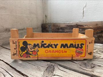 Micky Maus Orangen - Vintage Mickey Mouse Sinaasappelkistje beschikbaar voor biedingen
