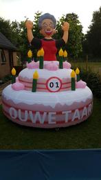 leuke opblaasbare "ouwe taart" met iedere leeftijd mogelijk, Ophalen, Zo goed als nieuw, Verjaardag