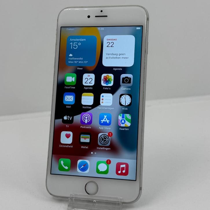iPhone 6S Plus 16GB Zilver | iOS 15.8.3 | Met garantie, Telecommunicatie, Mobiele telefoons | Apple iPhone, Zo goed als nieuw