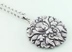 Zilveren Djokja hanger aan collier ca. 1930, Sieraden, Tassen en Uiterlijk, Ophalen of Verzenden, Zilver, Hanger