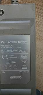 Wii Voeding / Adapter (Zwarte Plug) - Origineel Nintendo, Nintendo, Ophalen of Verzenden, De spil 7, Gebruikt