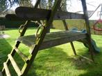 Houten speeltoestel voor in de tuin, Kinderen en Baby's, Speelgoed | Buiten | Speeltoestellen, Ophalen, Gebruikt, Schommel