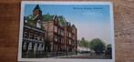Antieke kaart van Rotterdam met postzegel., Ophalen of Verzenden, Voor 1940, Zo goed als nieuw