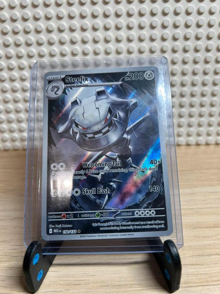 Pokemon kaart steelix 150/132, Hobby en Vrije tijd, Verzamelkaartspellen | Pokémon, Zo goed als nieuw, Losse kaart, Ophalen of Verzenden