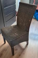 GRATIS 2 rieten stoelen, Huis en Inrichting, Stoelen, Ophalen, Gebruikt, Bruin, Twee
