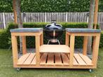Buitenkeuken tbv Green egg / BBQ, Tuin en Terras, Ophalen, Zo goed als nieuw, Houtskool, Vrijstaand