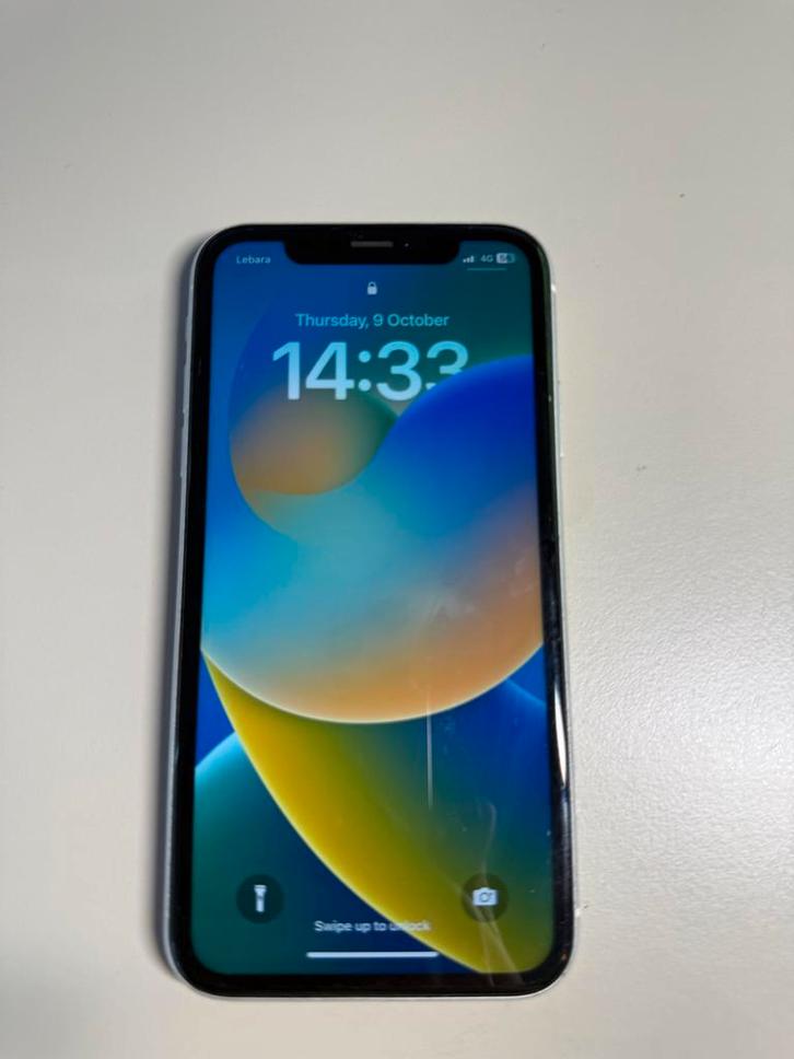 Witte iPhone XR - 64GB, Telecommunicatie, Mobiele telefoons | Apple iPhone, Gebruikt, 64 GB, Zonder abonnement, Zonder simlock