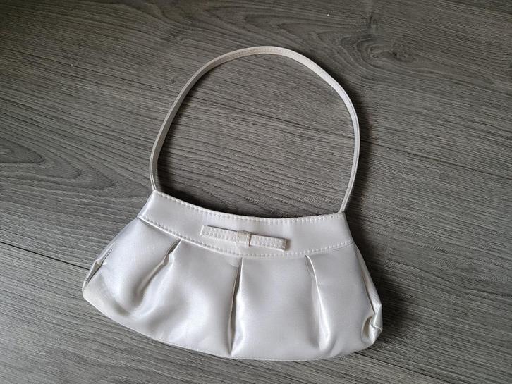 Zilverkleurig schouder tasje ~ CP0510, Sieraden, Tassen en Uiterlijk, Tassen | Damestassen, Zo goed als nieuw, Schoudertasje, Overige kleuren