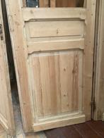 Oude deuren in dennenhout vierslag, Ophalen, Gebruikt, Minder dan 80 cm, 215 cm of meer