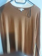 H&M Bruine Longsleeve Shirt Maat XL, Ophalen of Verzenden, Gedragen, Overige kleuren, Overige jeansmaten