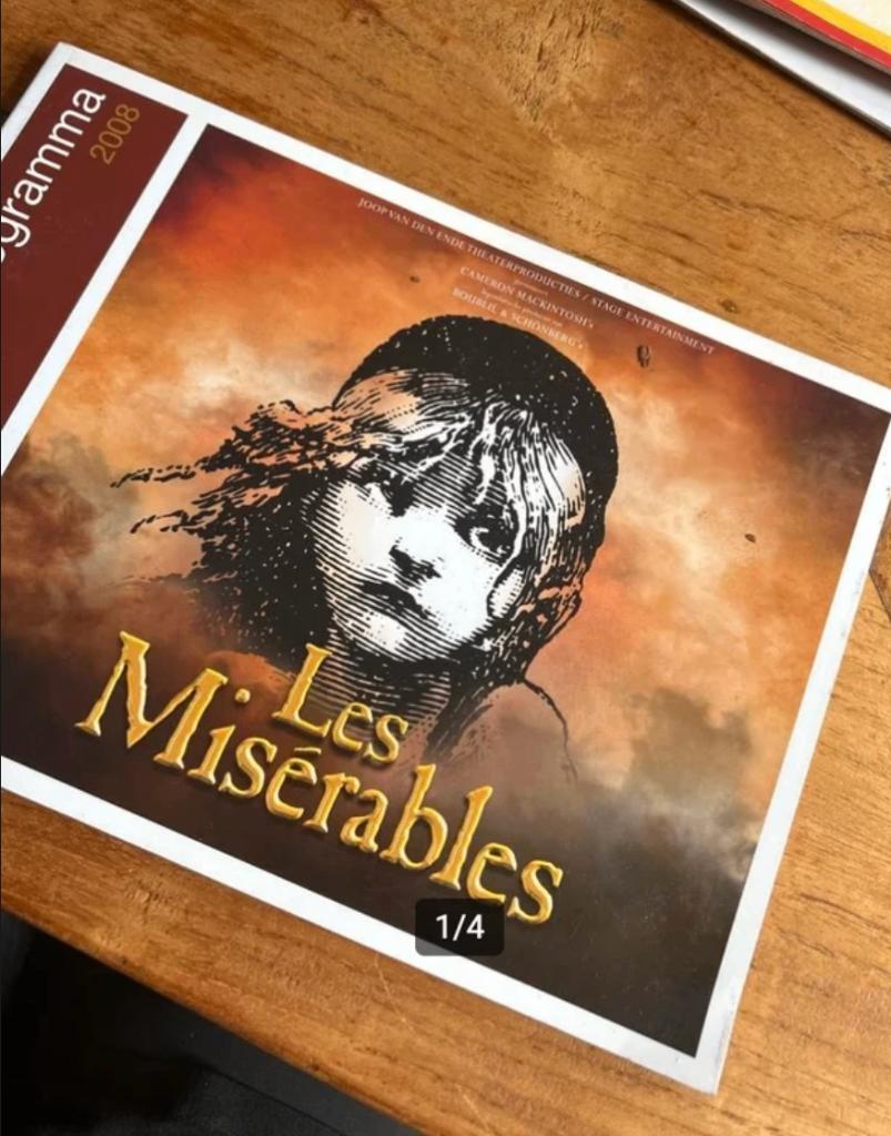 Les Miserables Programma 2008, Ophalen of Verzenden, Zo goed als nieuw, Ballet of Musical