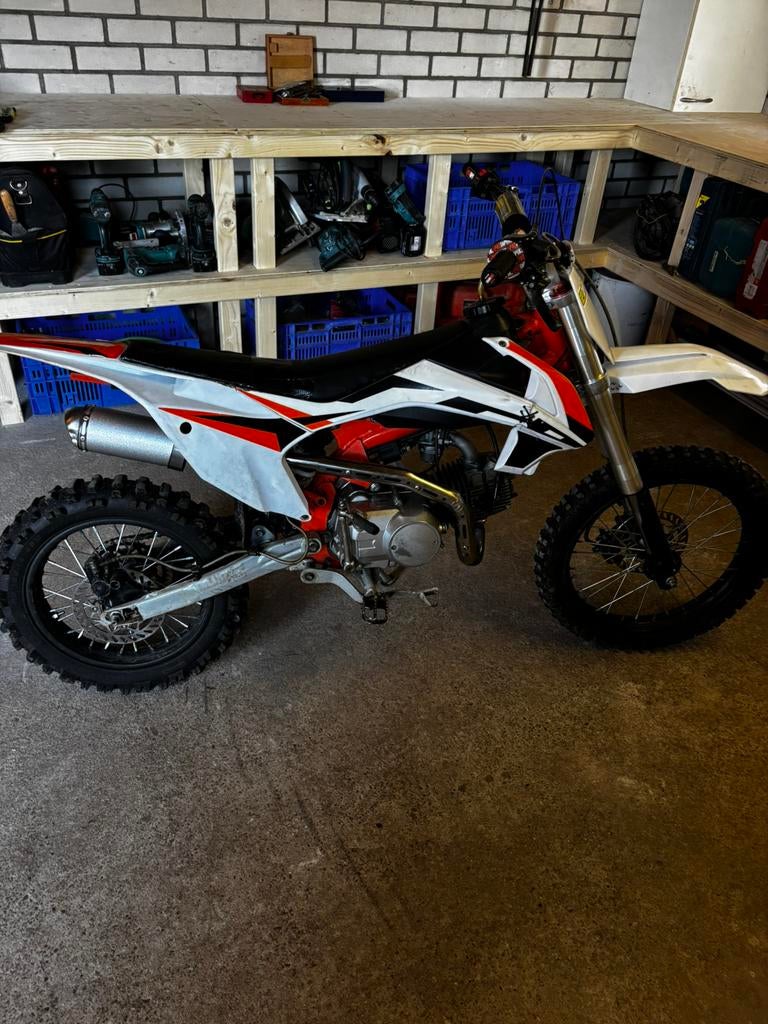 125cc 4 takt pitbike, Ophalen, Gebruikt, 125 cc, Pitbike