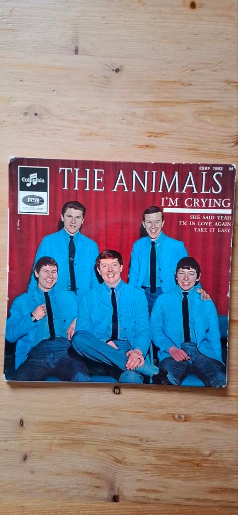 Zeldzame EP The Animals - I'm Crying (Columbia ESRF 1593), Ophalen of Verzenden, Gebruikt, Overige formaten