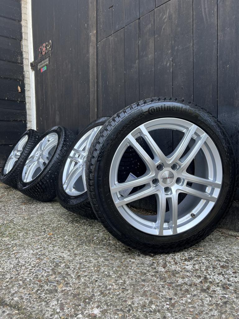 Audi Volkswagen Seat Skoda velgen 19" 5x112 ET35 8mm winter, Gebruikt, 255 mm, Banden en Velgen, Niet ingevuld