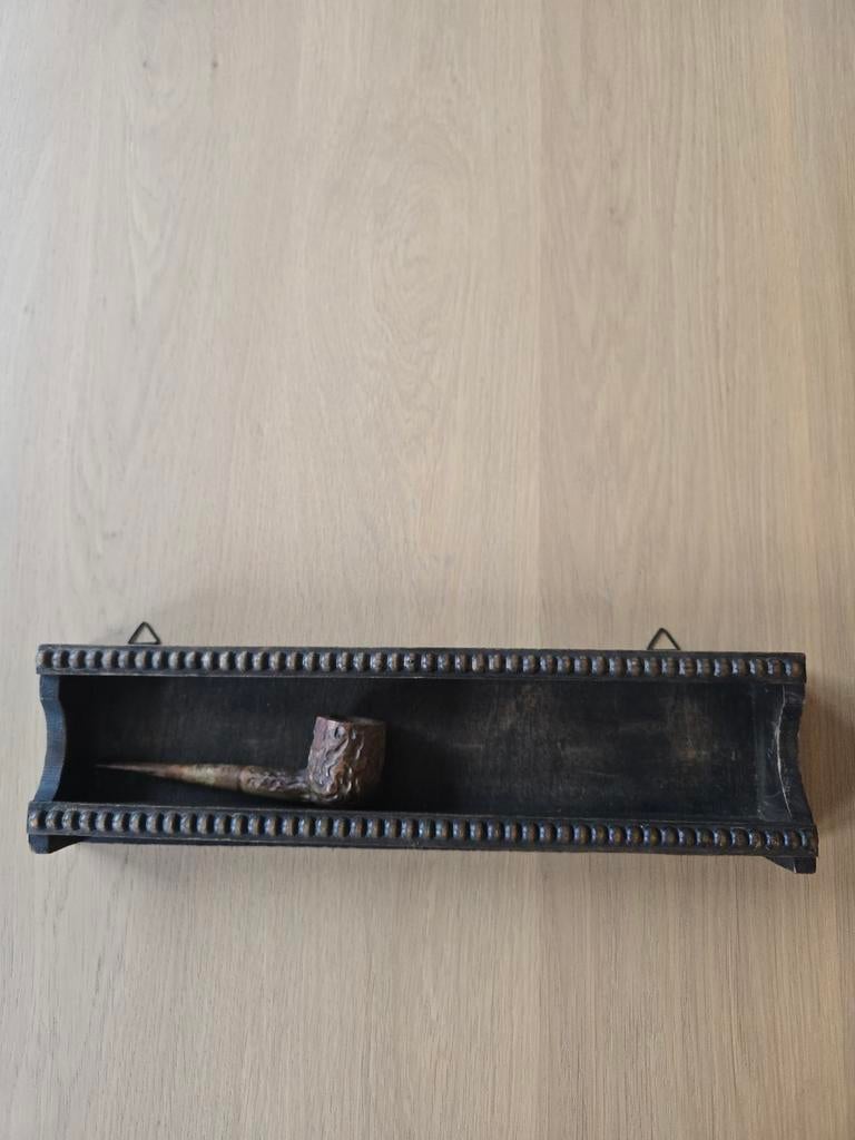 Antiek Amsterdamse School pijpenrek/ pijpen kastje €15!!, Ophalen of Verzenden