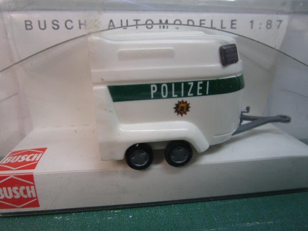 Busch Paardenwagen Polizei, Overige merken, Nieuw, Ophalen of Verzenden, X