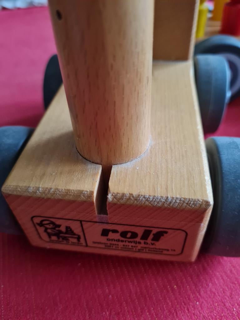 Houten speelgoed treintje., Ophalen of Verzenden, Gebruikt
