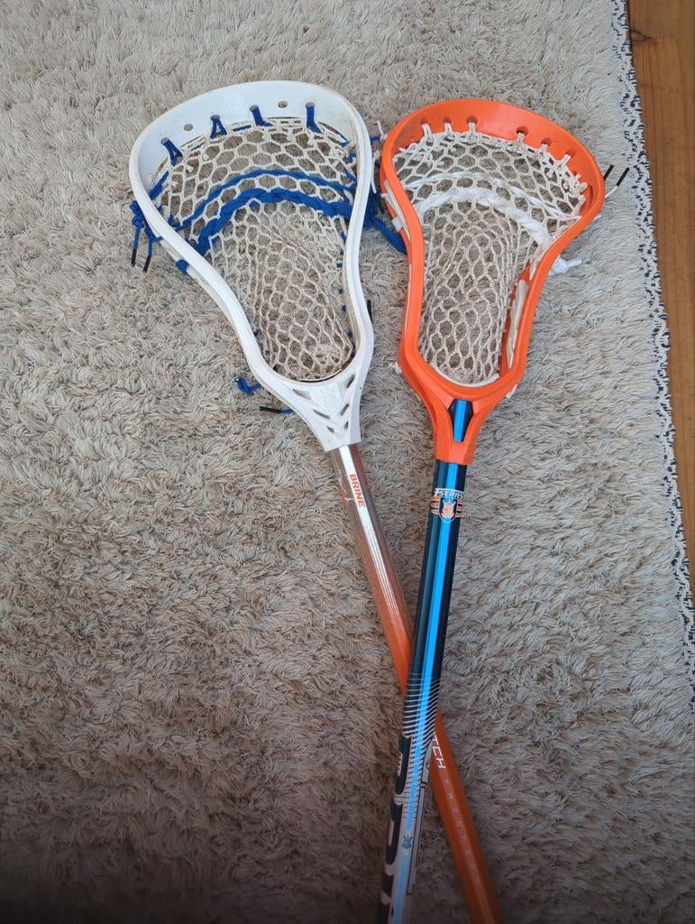 Lacrosse sticks (2 stuks), Sport en Fitness, Ophalen of Verzenden, Gebruikt