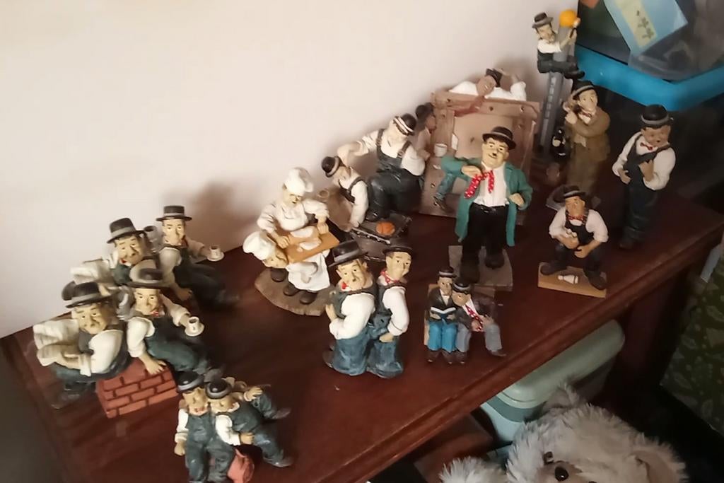 Laurel en Hardy beeldjes, Verzamelen, Beelden en Beeldjes, Ophalen of Verzenden