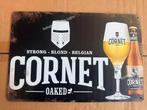 Cornet Oaked Bier Reclamebord - Vintage Look 30 bij 20, Verzamelen, Ophalen of Verzenden, Zo goed als nieuw, Reclamebord