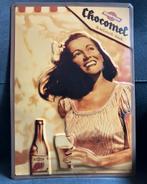 Metalen Chocomel Nutricia reclamebord, Ophalen of Verzenden, Zo goed als nieuw, Reclamebord