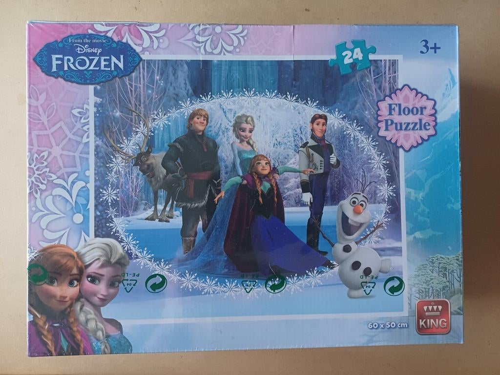 Disney Frozen Vloerpuzzel 24 stukjes - KING, Kinderen en Baby's, Speelgoed | Kinderpuzzels, Ophalen of Verzenden, 10 tot 50 stukjes