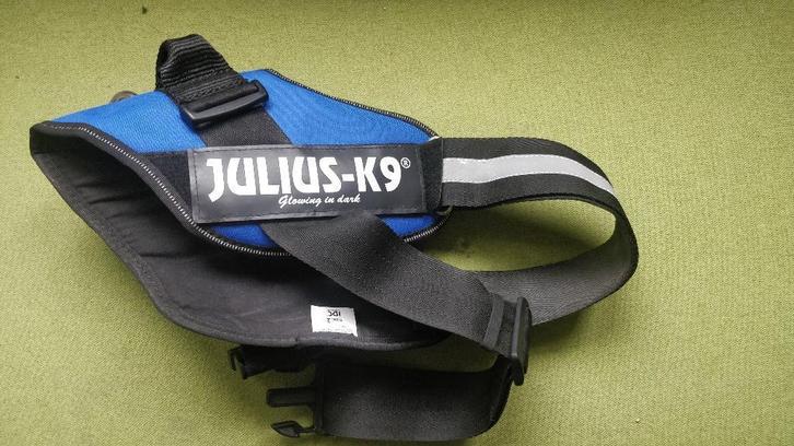 Julius k9 tuig maat 2 en Trixie regenjas hond, Dieren en Toebehoren, Hondenriemen, Zo goed als nieuw, Hondenriem, Ophalen