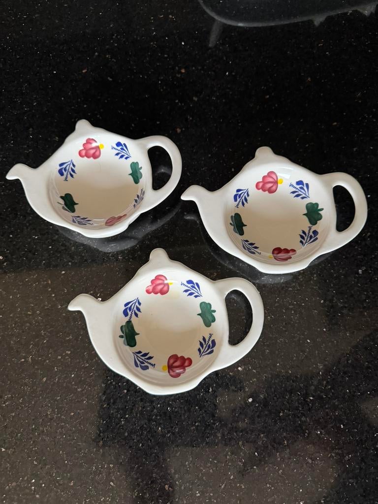 2 Boerenbont thee tipjes, Ophalen of Verzenden, Zo goed als nieuw, Staal