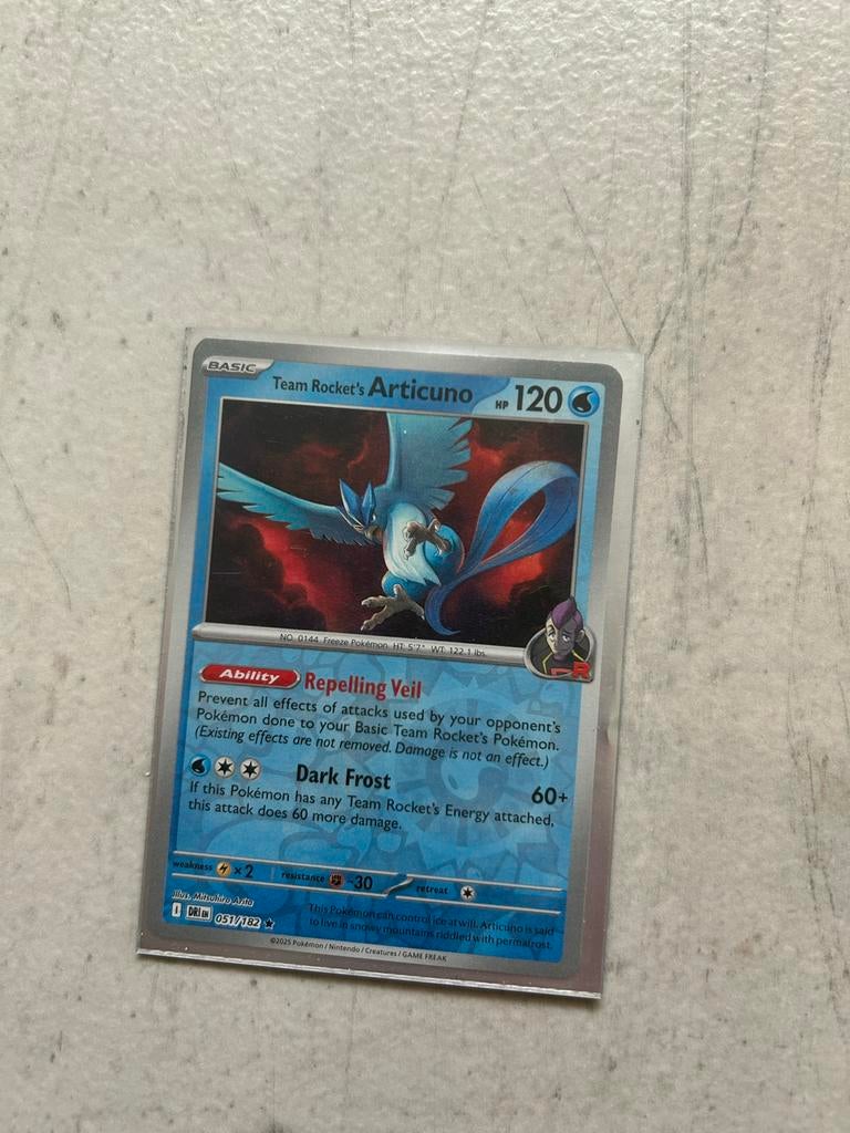 Articuno reverse holo Destiny Rivals Pokémon kaart, Verzenden, Nieuw, Losse kaart