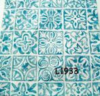 Servetten decoupage/bullet journal * Blauw wit L1933, Verzenden, Nieuw