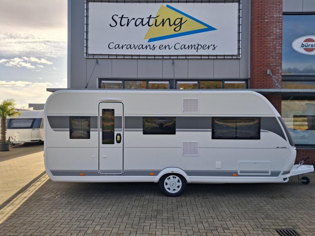 Hobby De Luxe 540 KMFE NIEUW!! STAPELBED!!, Caravans en Kamperen, Caravans, Schokbreker, Bedrijf, Tot en met 6, 1250 - 1500 kg