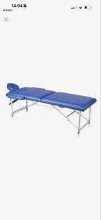 Inklapbare Massagebank met Accessoires - Blauw, Ophalen, Gebruikt