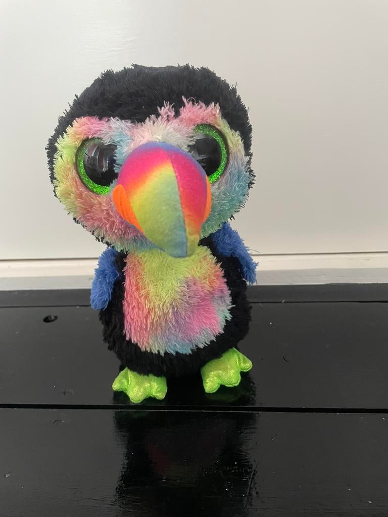 Knuffel van Toekan van Ty Beaks, Kinderen en Baby's, Speelgoed | Knuffels en Pluche, Ophalen of Verzenden, Zo goed als nieuw, Overige typen