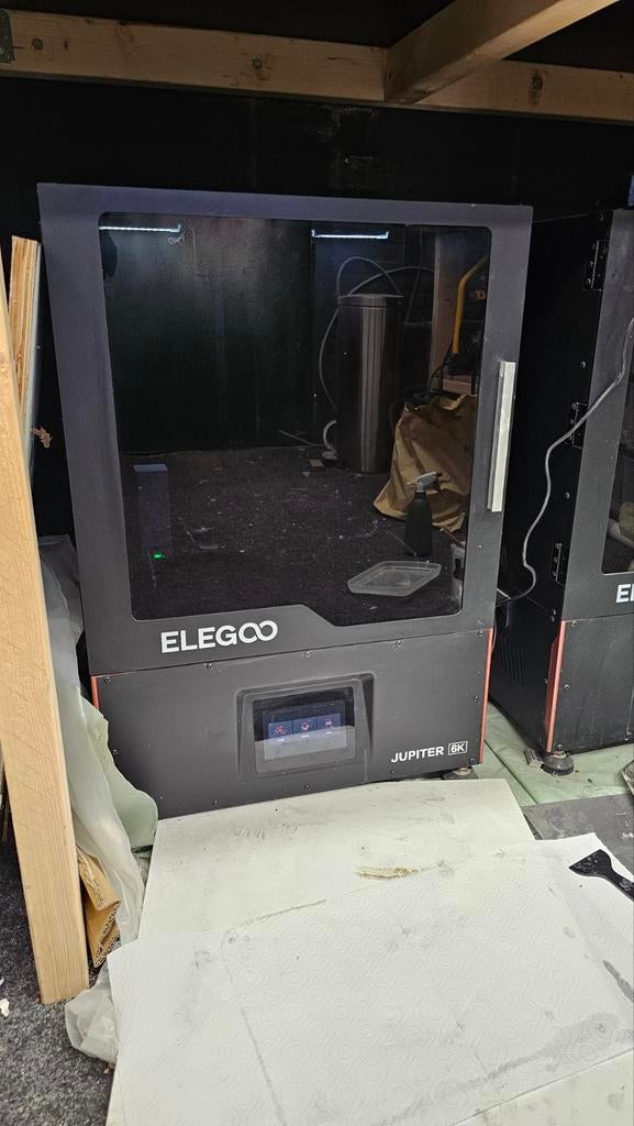 Elegoo jupiter, groot formaat werkpaard, Computers en Software, 3D Printers, Ophalen, Resin/Hars, Gebruikt, ELEGOO
