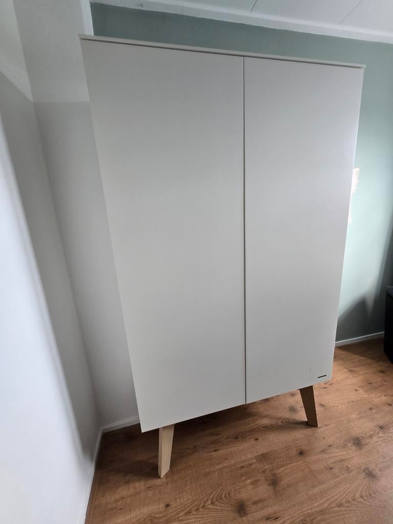 Kidsmill sixties kinderkledingkast mat wit, Ophalen, 50 tot 70 cm, 100 cm of meer, 105 cm of meer